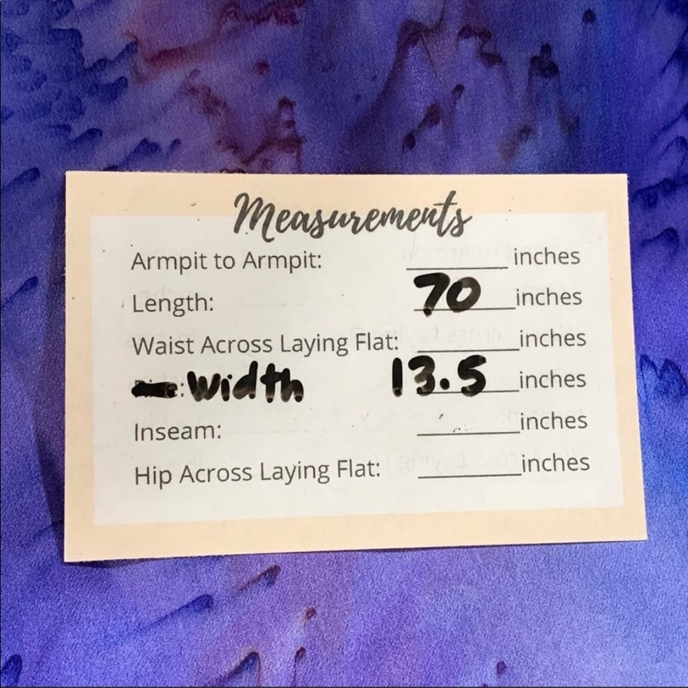 Tie Dyed Silk Rectangular Scarf - image 7